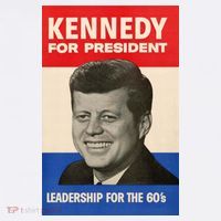 John F. Kennedy 1960 Campaign Poster Women's Hoodie thumb 2