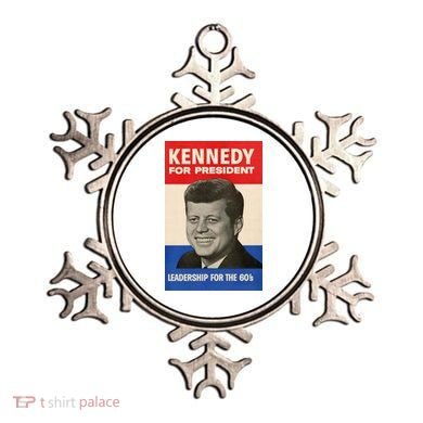 John F. Kennedy 1960 Campaign Poster Ornament