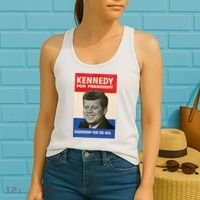 John F. Kennedy 1960 Campaign Poster Women's Tank Top thumb 2