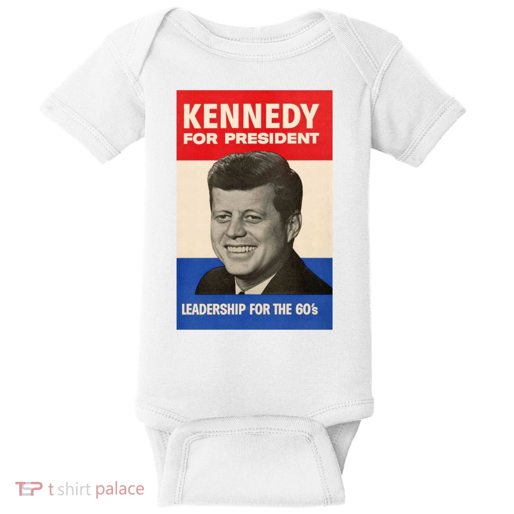John F. Kennedy 1960 Campaign Poster Baby Bodysuit