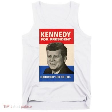 John F. Kennedy 1960 Campaign Poster Tank Top