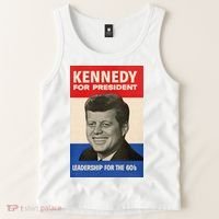 John F. Kennedy 1960 Campaign Poster Tank Top thumb 2