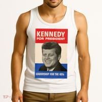 John F. Kennedy 1960 Campaign Poster Tank Top thumb 3