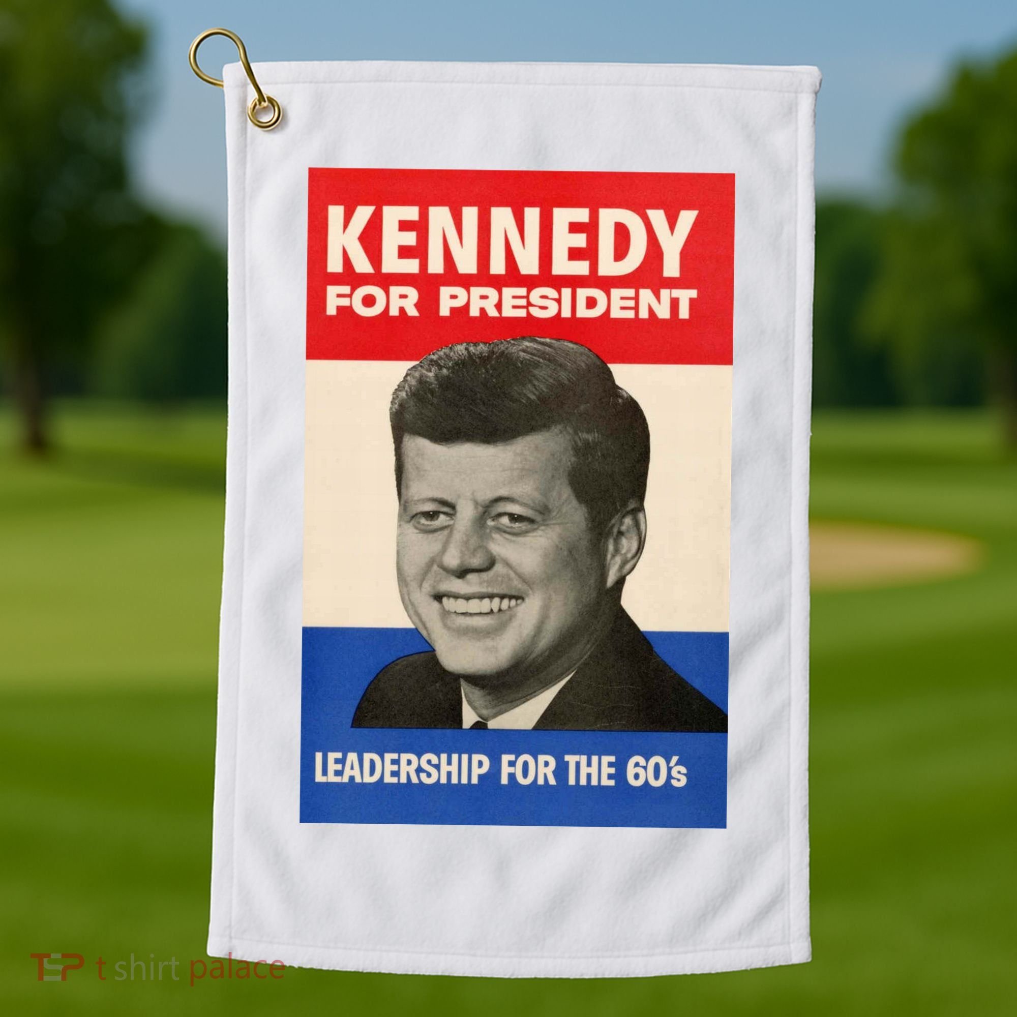 John F. Kennedy 1960 Campaign Poster Golf Towel