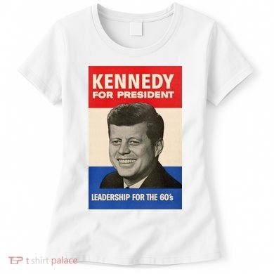 John F. Kennedy 1960 Campaign Poster Women's T-Shirt