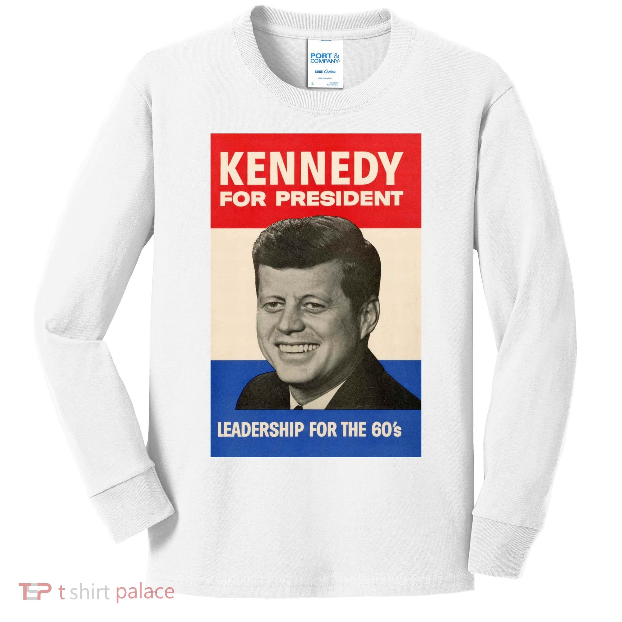 John F. Kennedy 1960 Campaign Poster Kids Long Sleeve Shirt