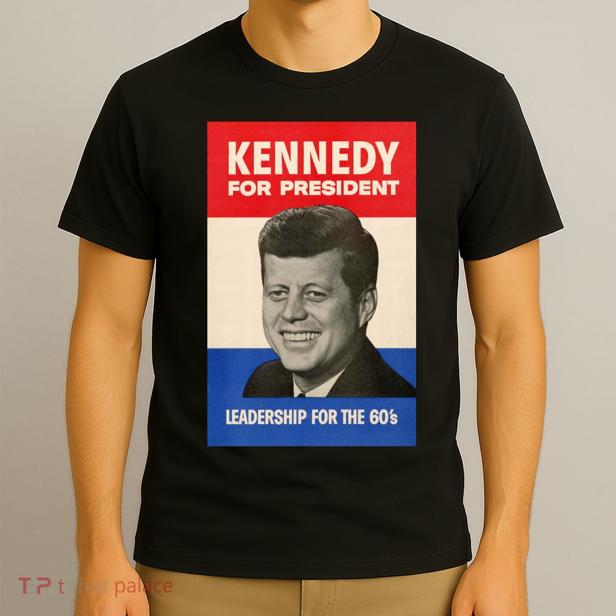 John F. Kennedy 1960 Campaign Vintage Poster T-Shirt