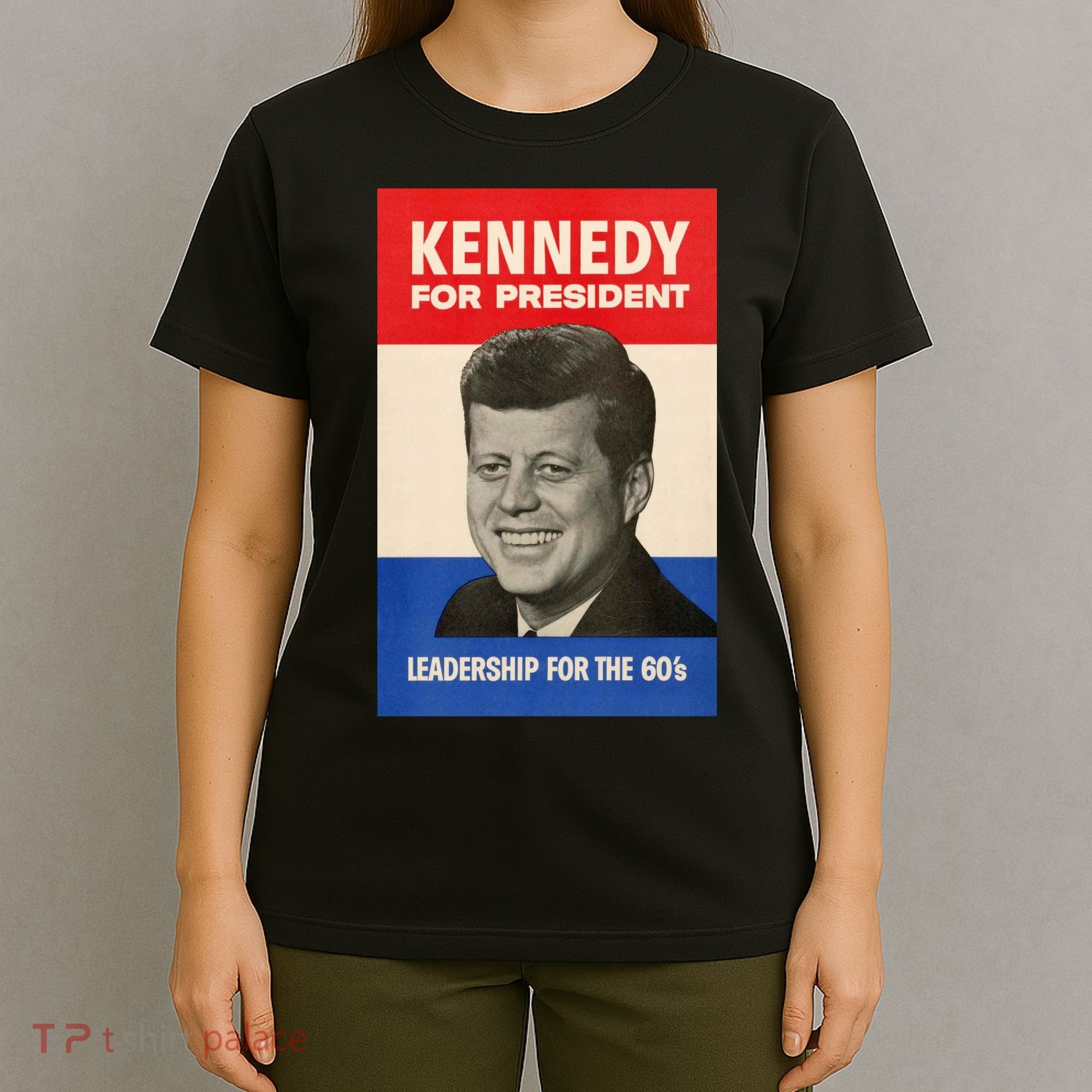 John F. Kennedy 1960 Campaign Vintage Poster T-Shirt