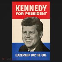 John F. Kennedy 1960 Campaign Vintage Poster T-Shirt thumb 7