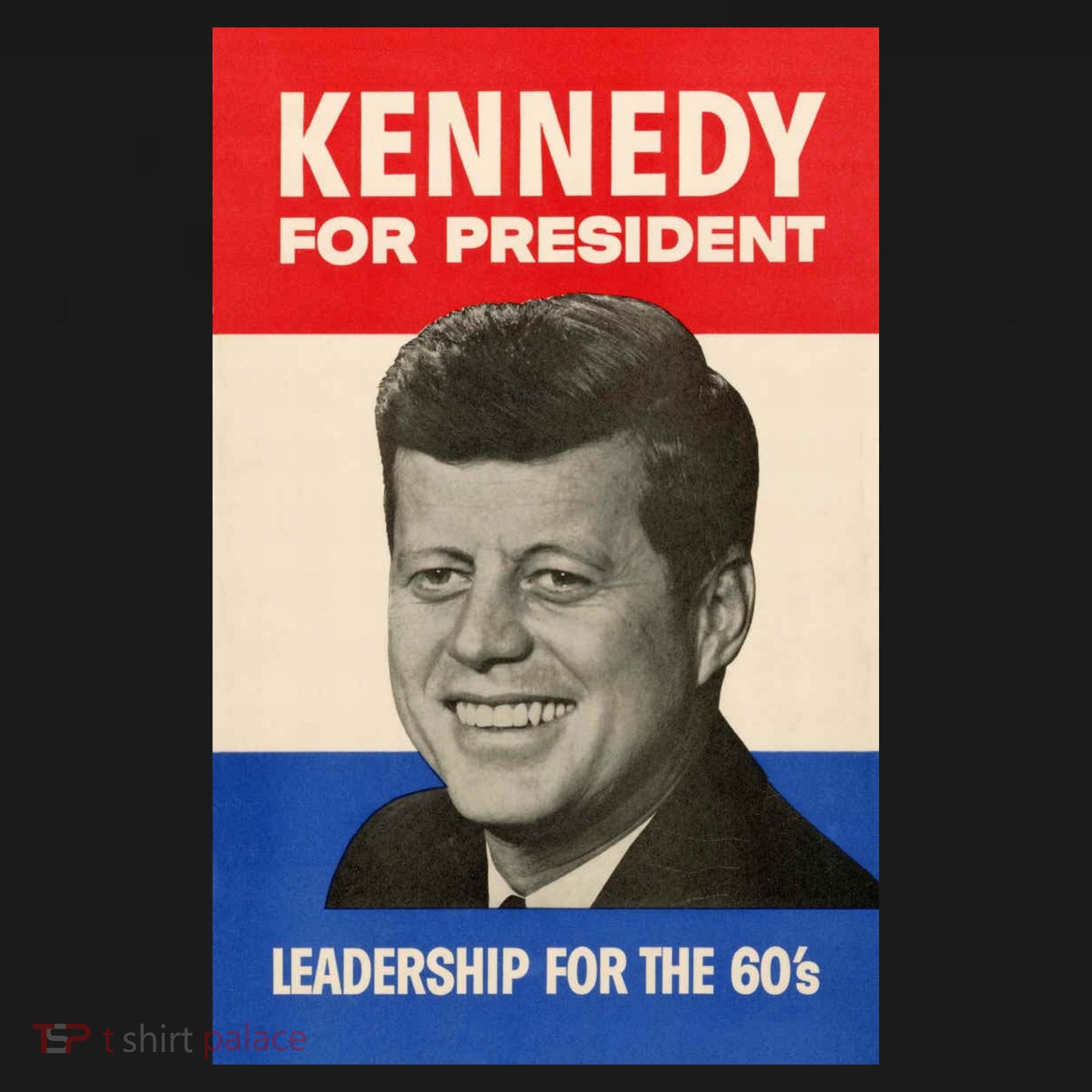 John F. Kennedy 1960 Campaign Vintage Poster T-Shirt