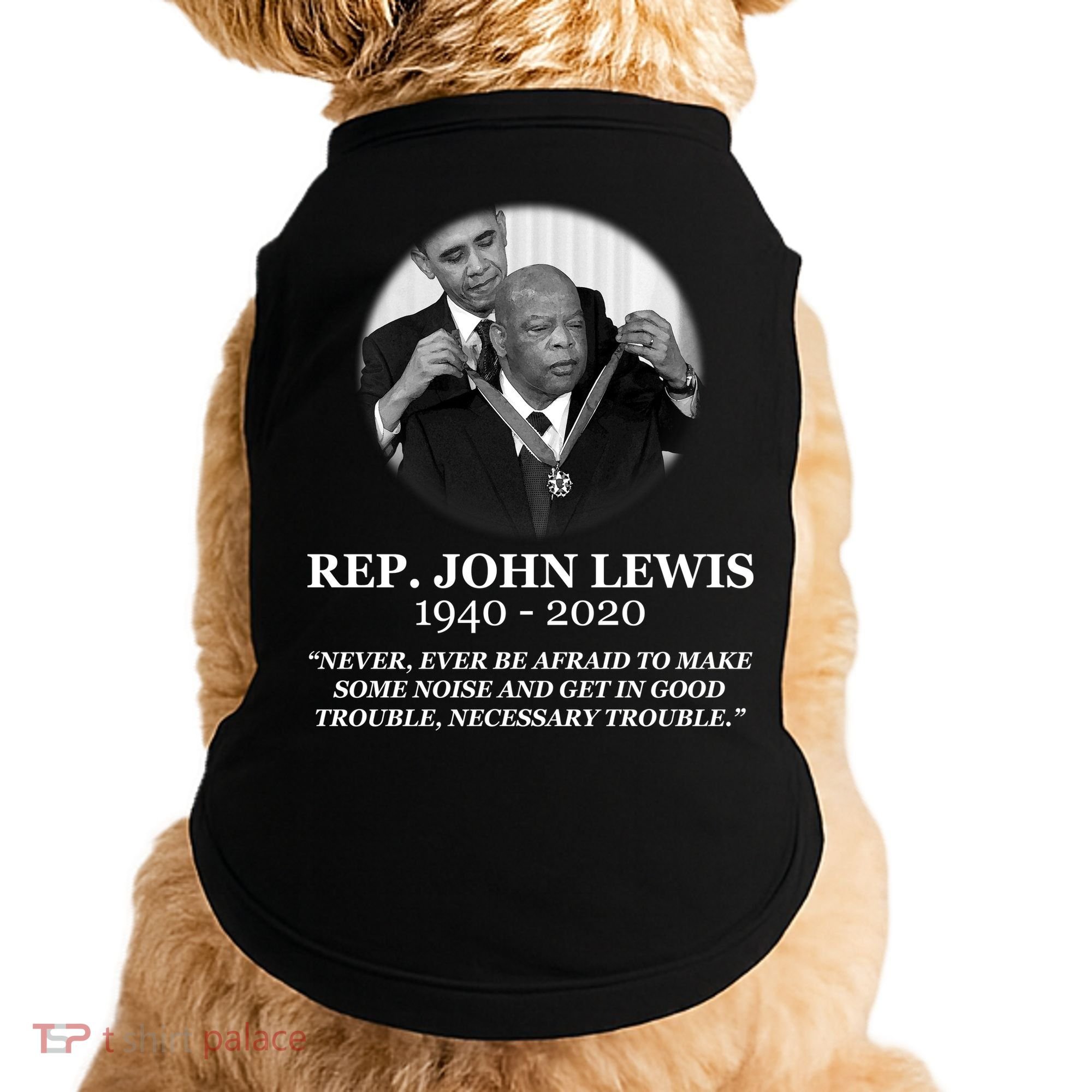 John Lewis Medal Of Freedom RIP 1940-2020 Doggie Tank