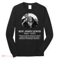 John Lewis Medal Of Freedom RIP 1940-2020 Long Sleeve Shirt thumb 0