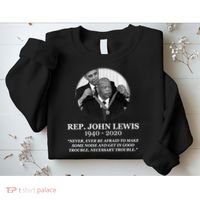 John Lewis Medal Of Freedom RIP 1940-2020 Sweatshirt thumb 2