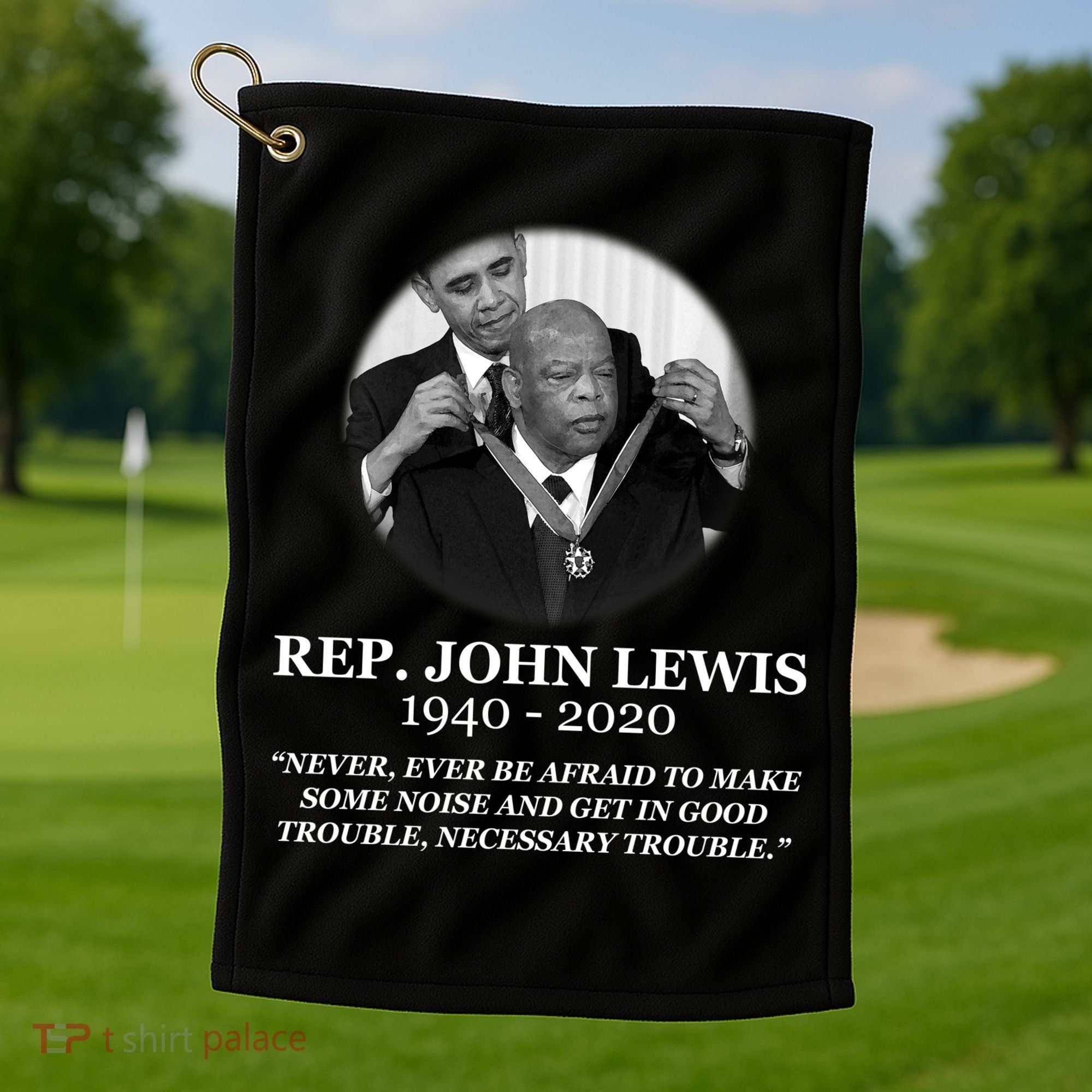 John Lewis Medal Of Freedom RIP 1940-2020 Golf Towel