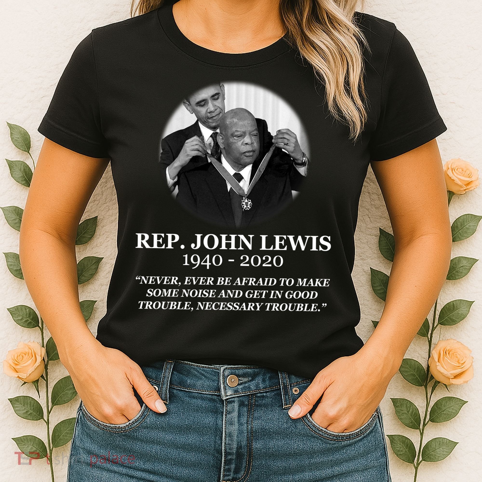 John Lewis Medal Of Freedom RIP 1940-2020 Women's T-Shirt