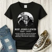 John Lewis Medal Of Freedom RIP 1940-2020 Women's T-Shirt thumb 3
