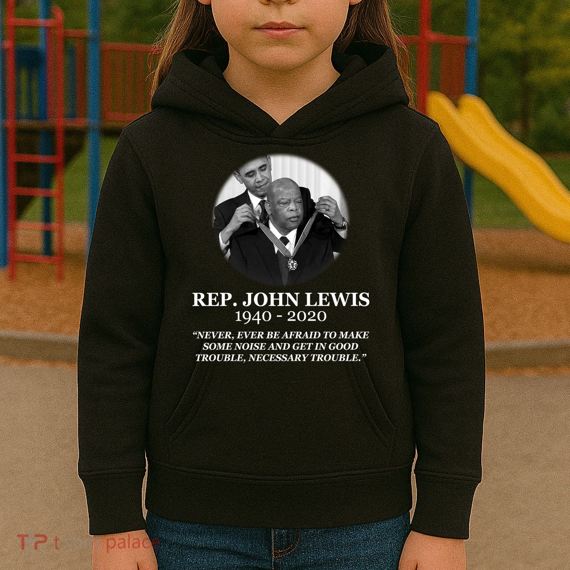 John Lewis Medal Of Freedom RIP 1940-2020 Kids Hoodie