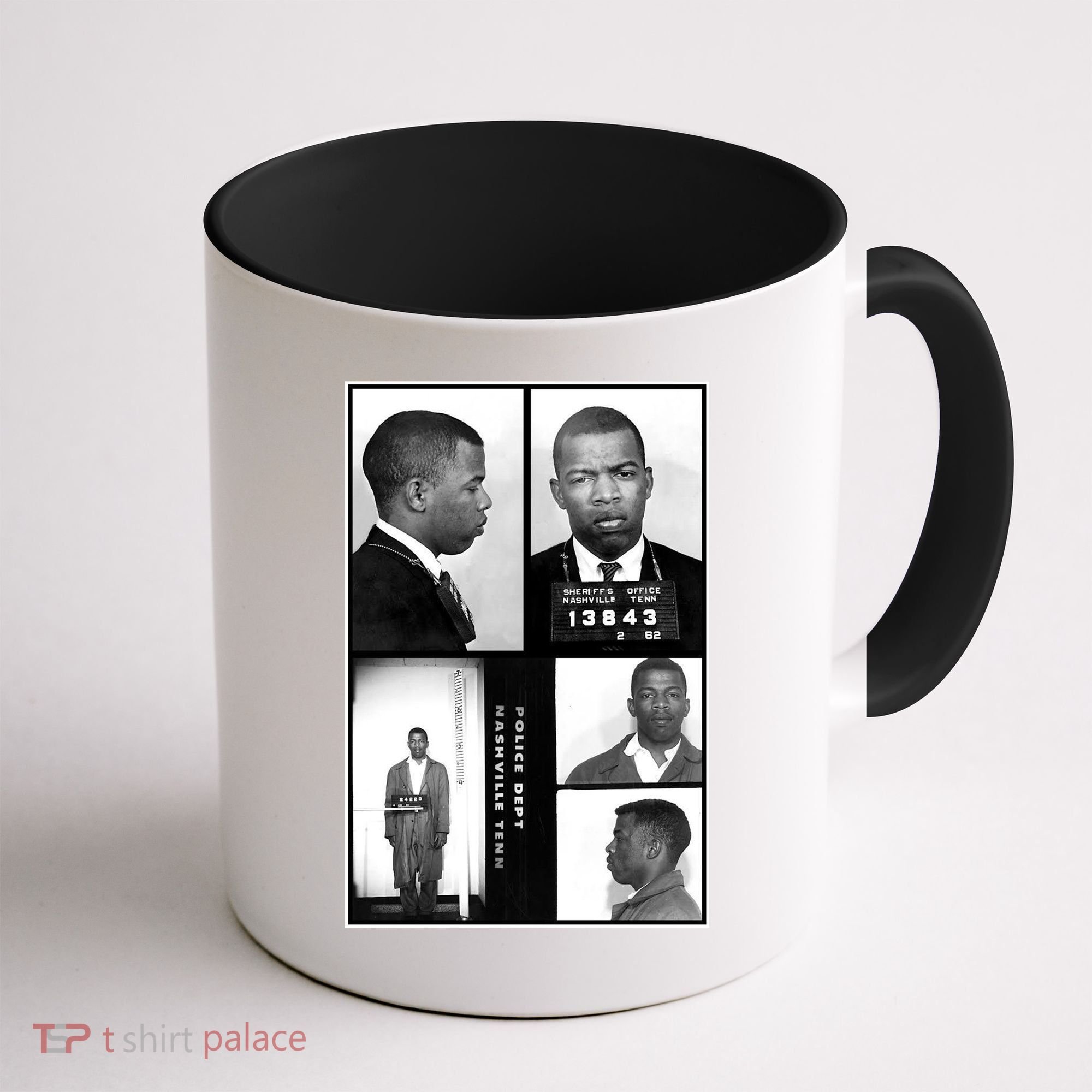John Lewis Mug Shots Civil Rights Leader Coffee Mug