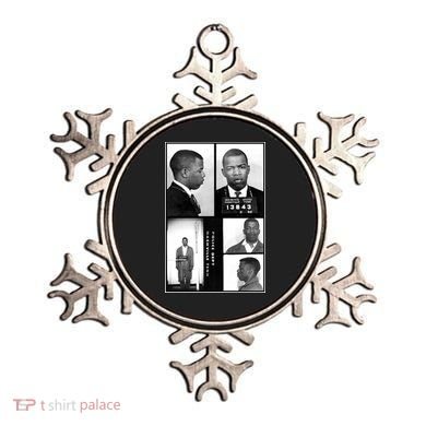 John Lewis Mug Shots Civil Rights Leader Ornament