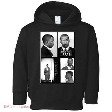 John Lewis Mug Shots Civil Rights Leader Toddler Hoodie