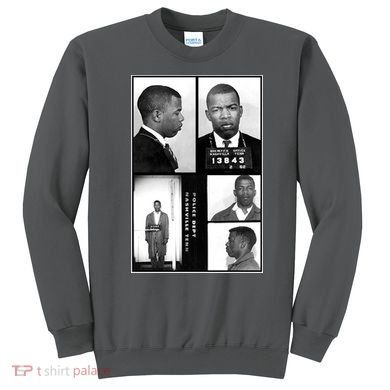 John Lewis Mug Shots Civil Rights Leader Sweatshirt