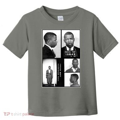John Lewis Mug Shots Civil Rights Leader Toddler T-Shirt