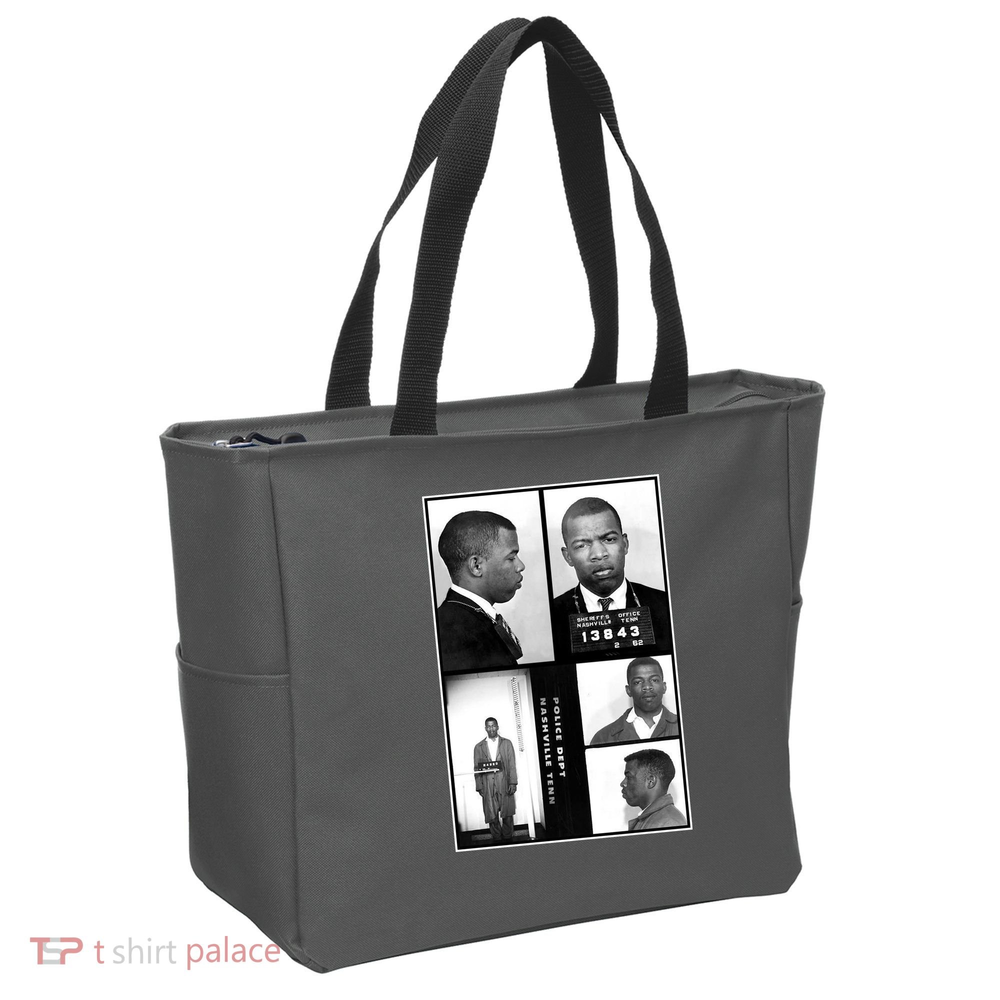 John Lewis Mug Shots Civil Rights Leader Tote Bag