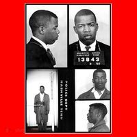 John Lewis Mug Shots Civil Rights Leader Santa Hat thumb 1