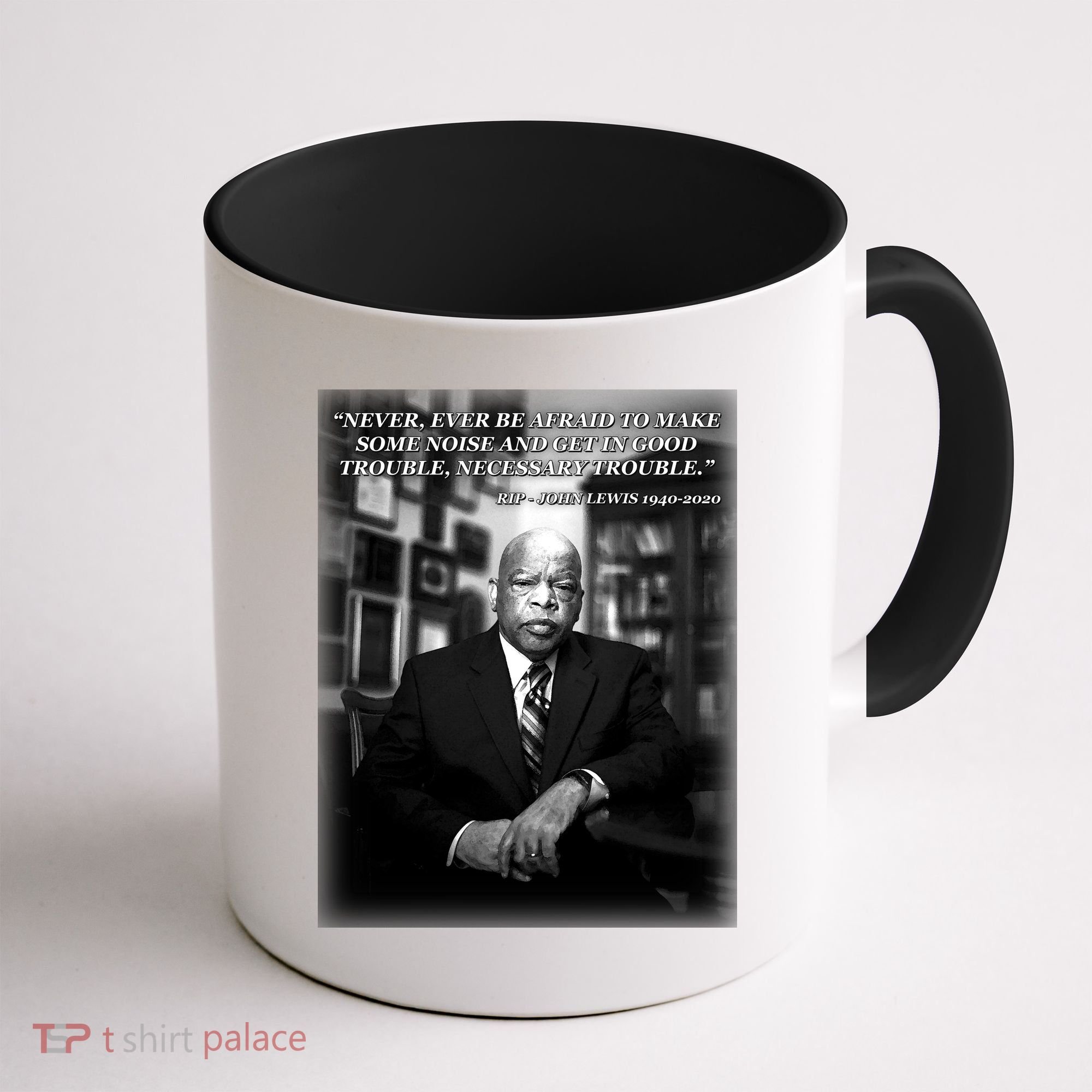 John Lewis Portrait Quote 1940-2020 Tribute Coffee Mug