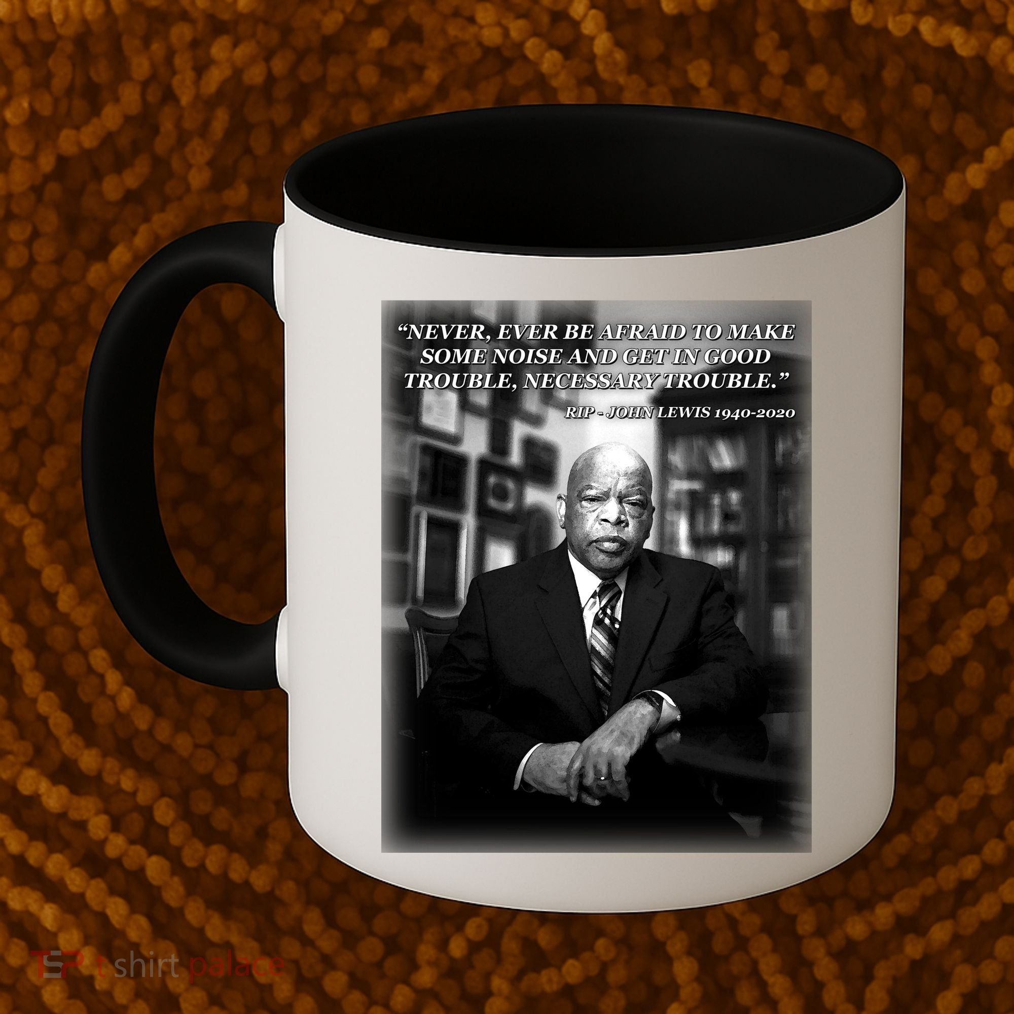 John Lewis Portrait Quote 1940-2020 Tribute Coffee Mug
