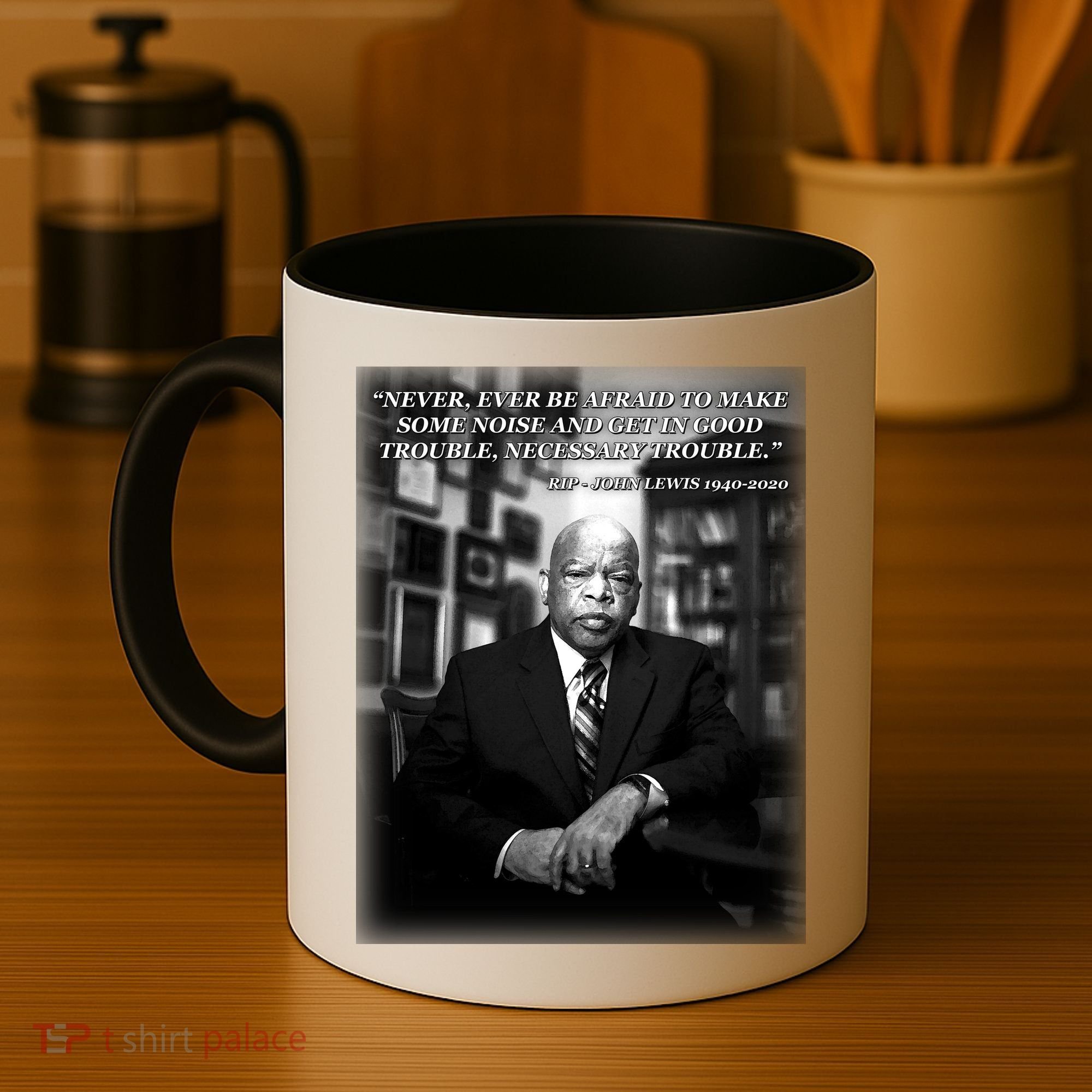 John Lewis Portrait Quote 1940-2020 Tribute Coffee Mug