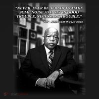 John Lewis Portrait Quote 1940-2020 Tribute Toddler Hoodie thumb 2