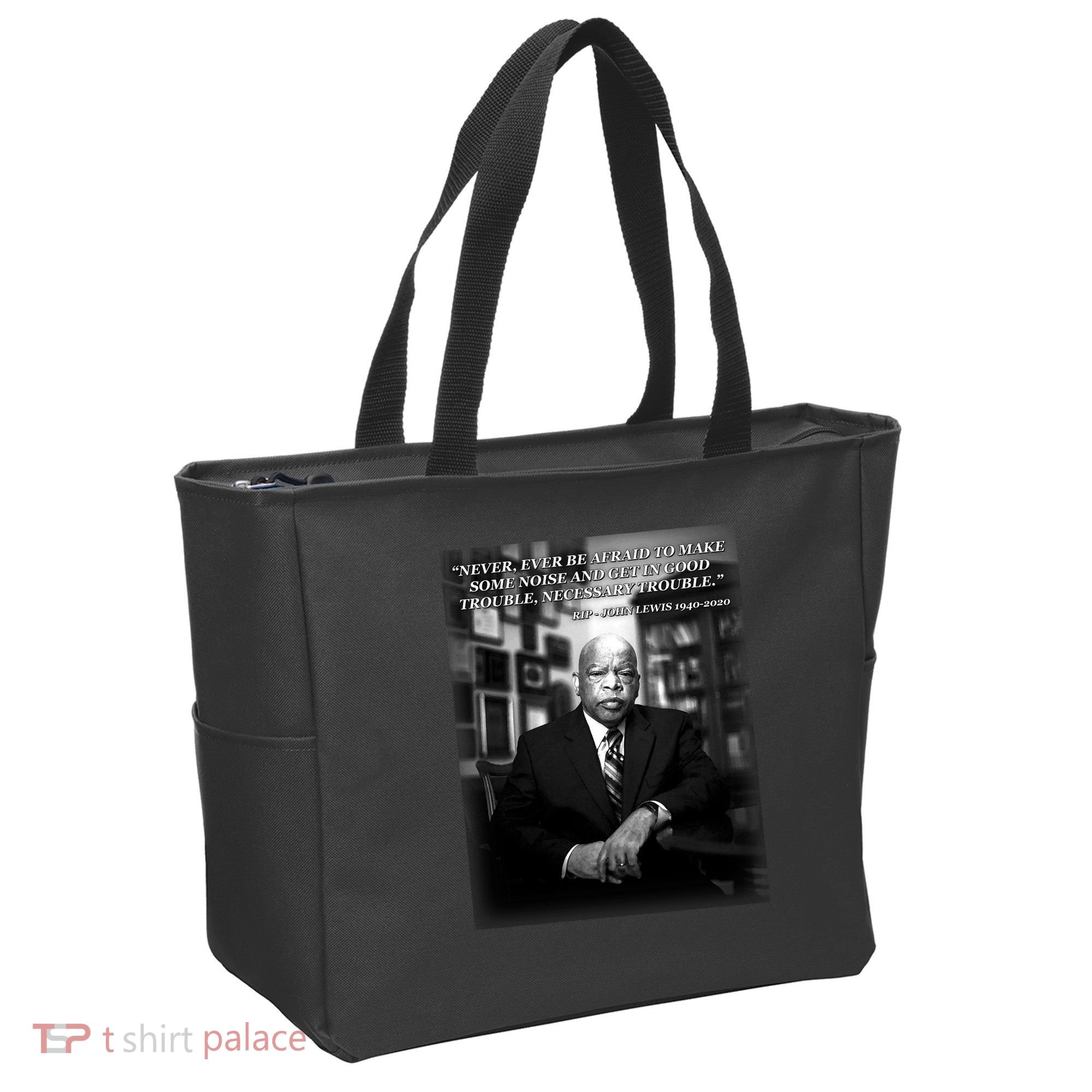 John Lewis Portrait Quote 1940-2020 Tribute Tote Bag