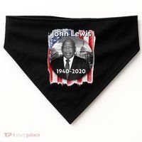 John Lewis Tribute USA-Made Doggie Bandana thumb 0