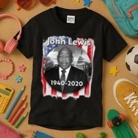 John Lewis Tribute Kids T-Shirt thumb 3