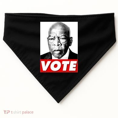 John Lewis Tribute Vote Poster USA-Made Doggie Bandana