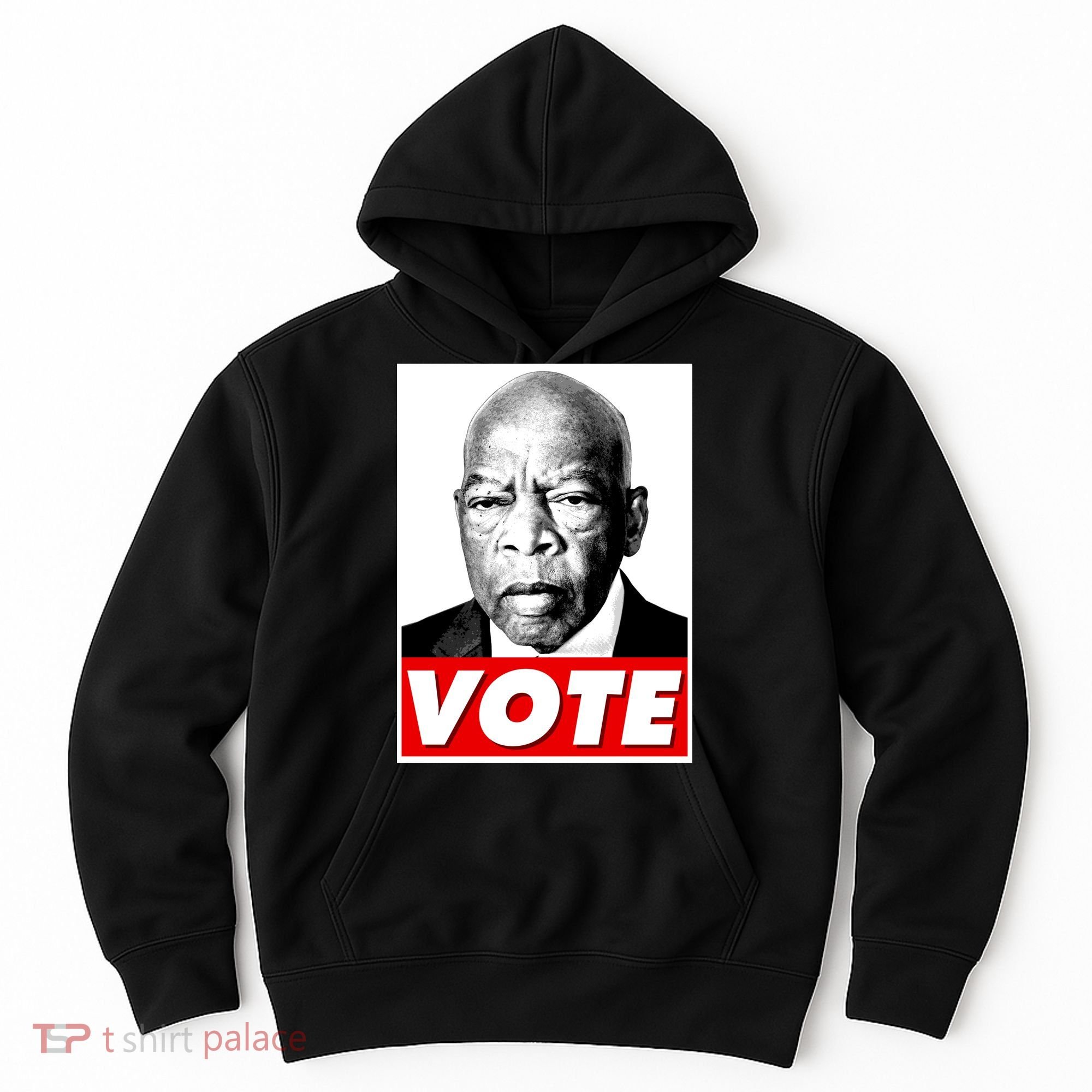 John Lewis Tribute Vote Poster Hoodie