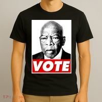 John Lewis Tribute Vote Poster T-Shirt thumb 3