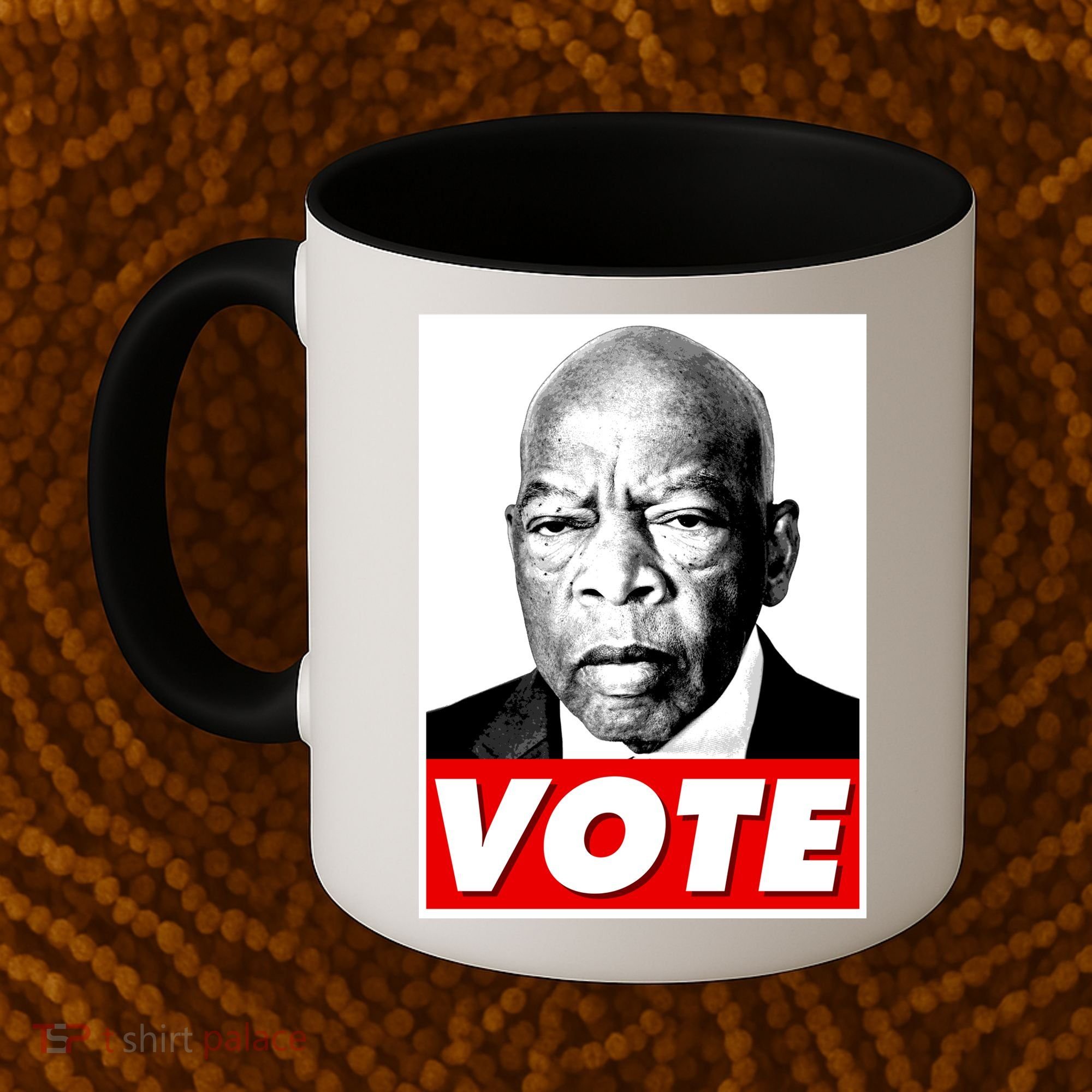 John Lewis Tribute Vote Poster Coffee Mug