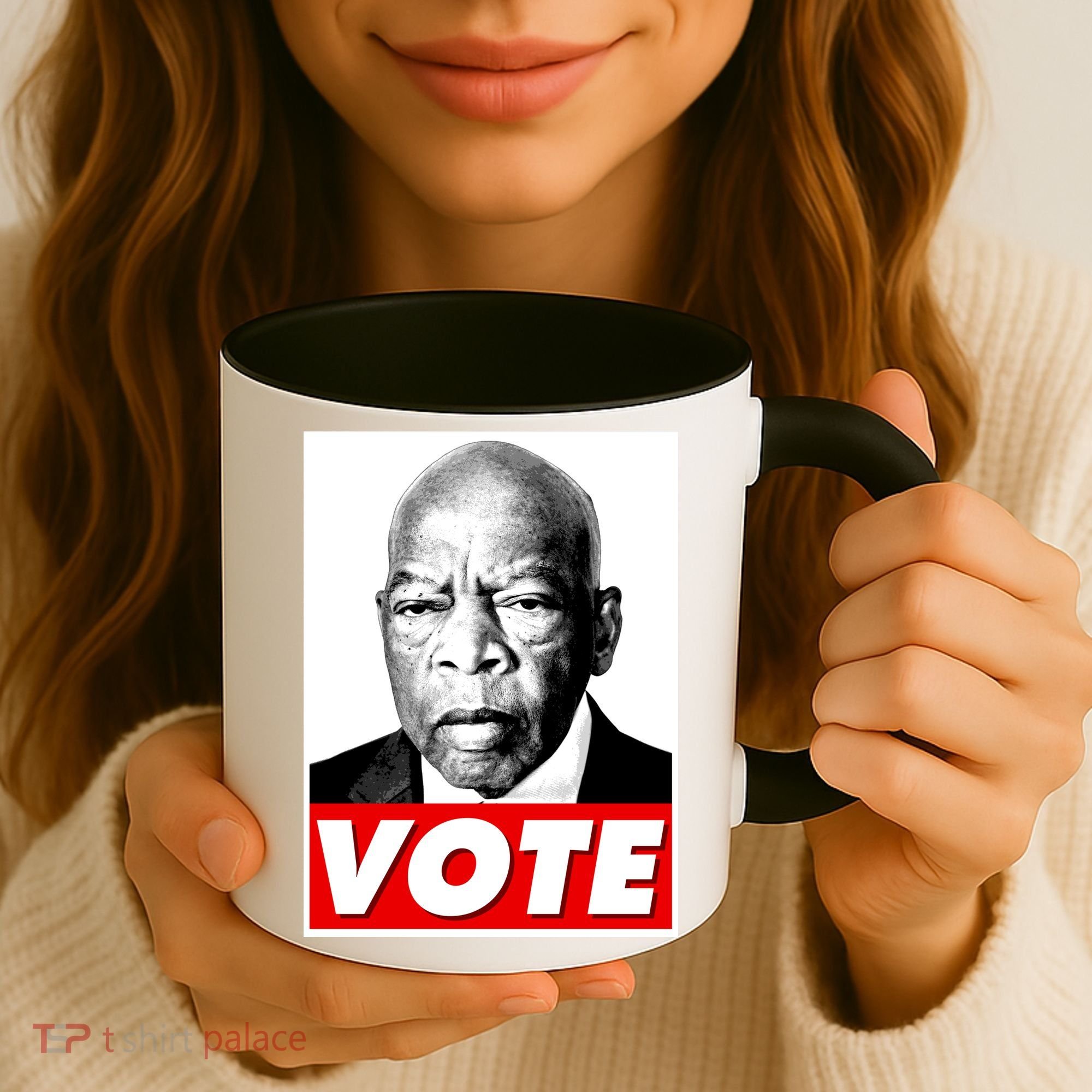 John Lewis Tribute Vote Poster Coffee Mug