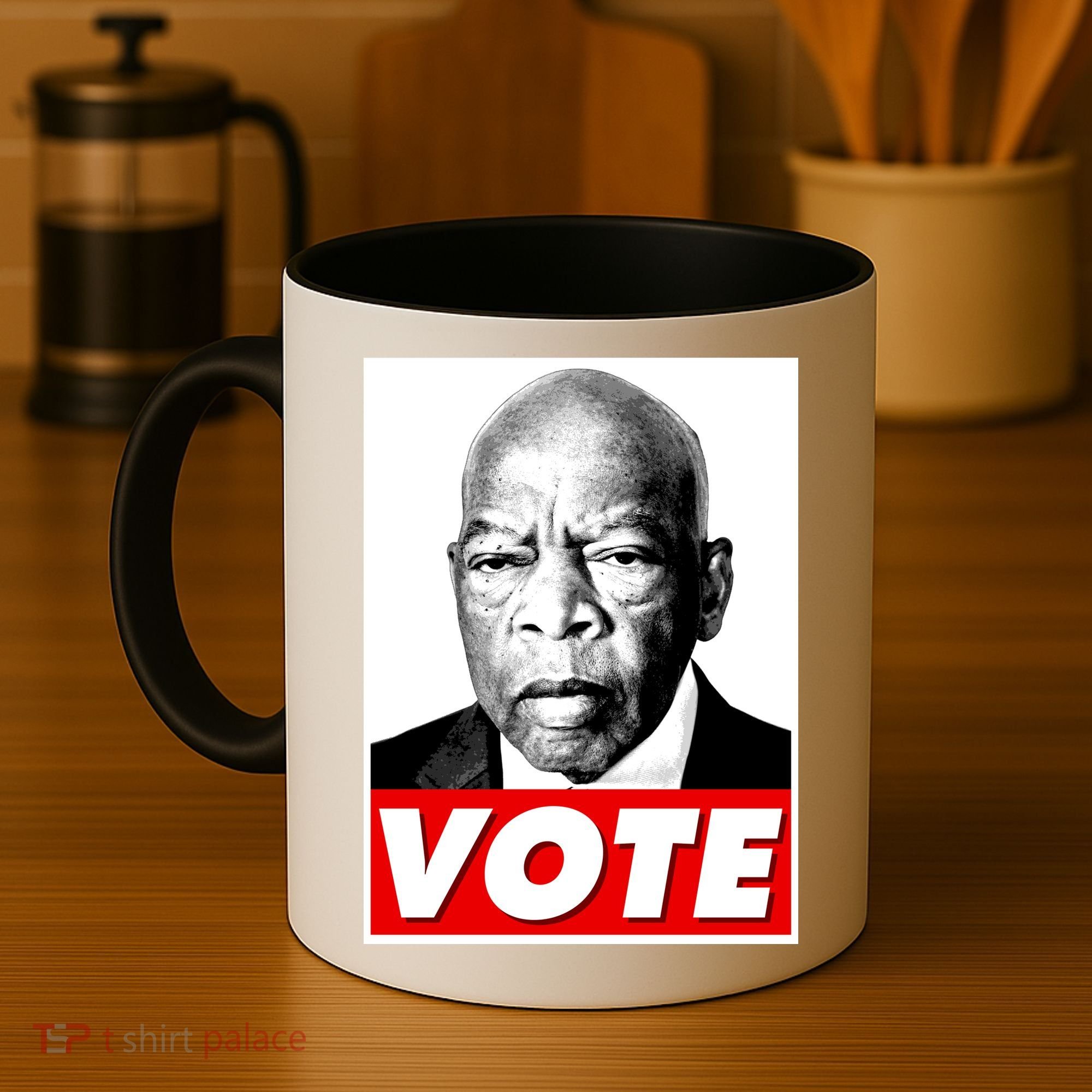 John Lewis Tribute Vote Poster Coffee Mug