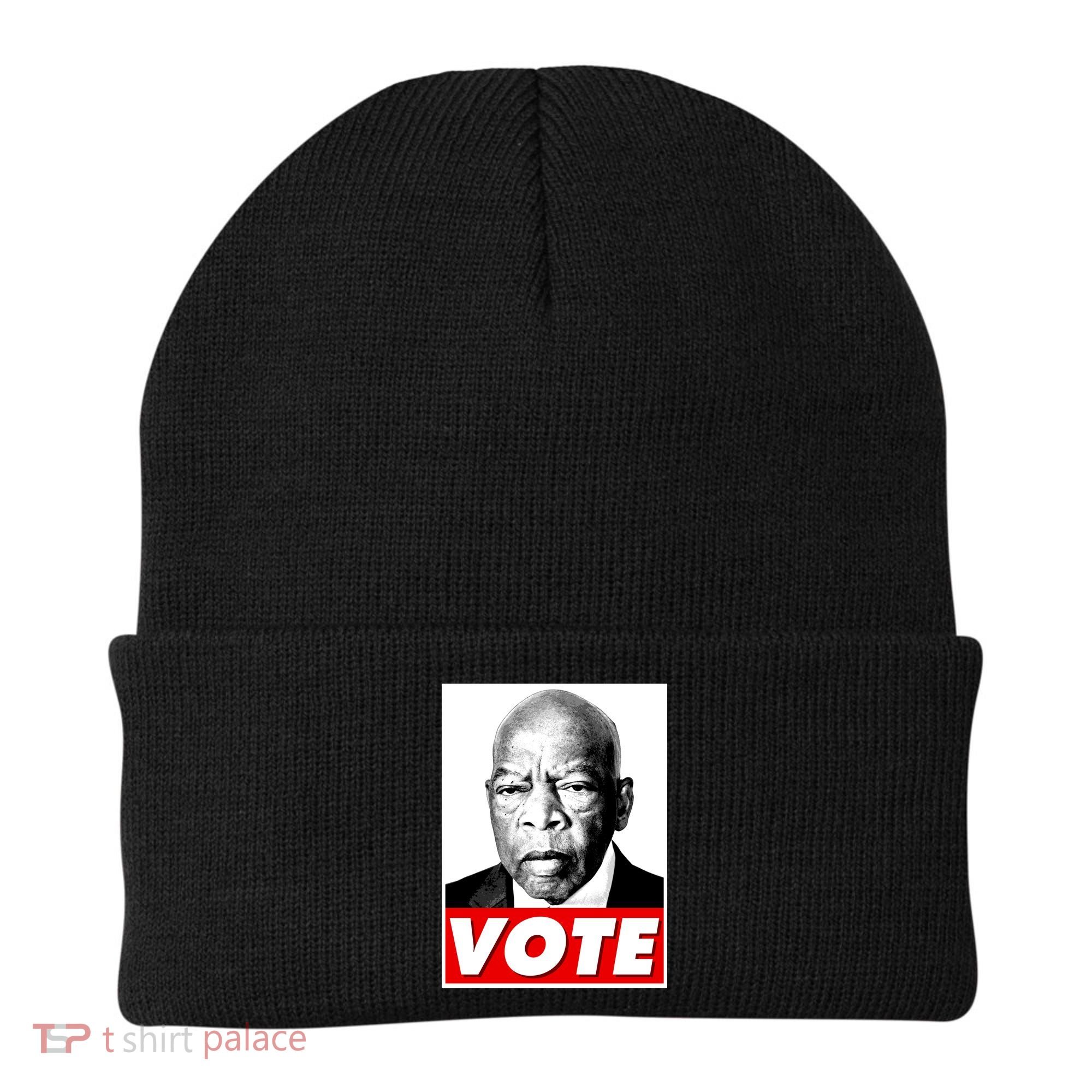 John Lewis Tribute Vote Poster Beanie