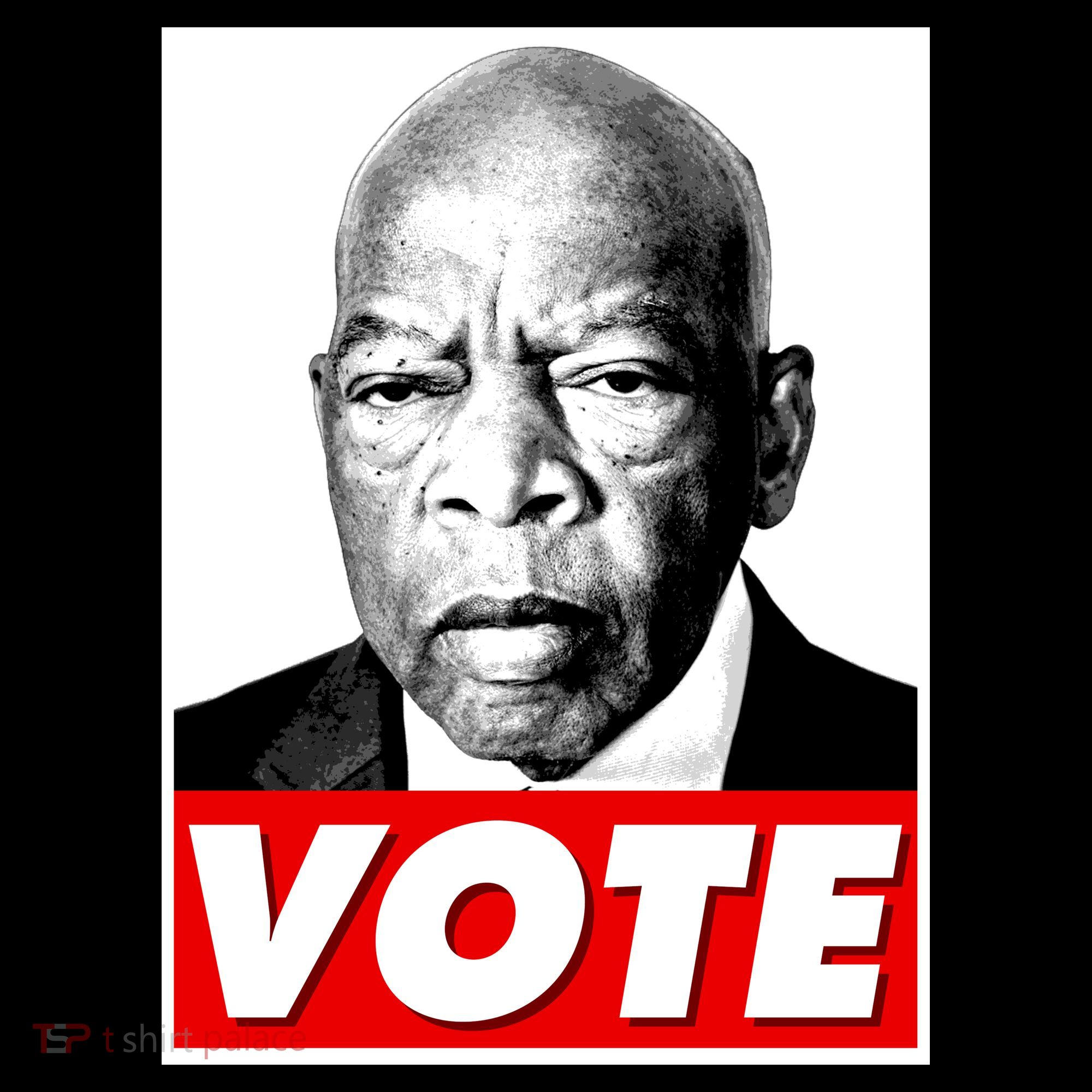 John Lewis Tribute Vote Poster Mousepad