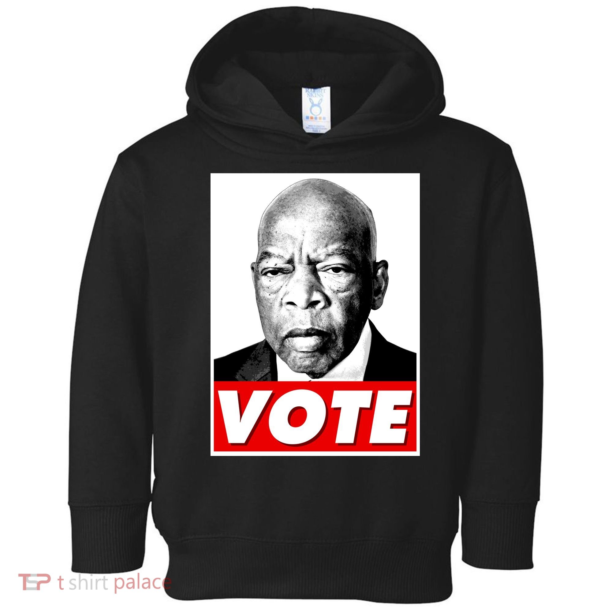 John Lewis Tribute Vote Poster Toddler Hoodie