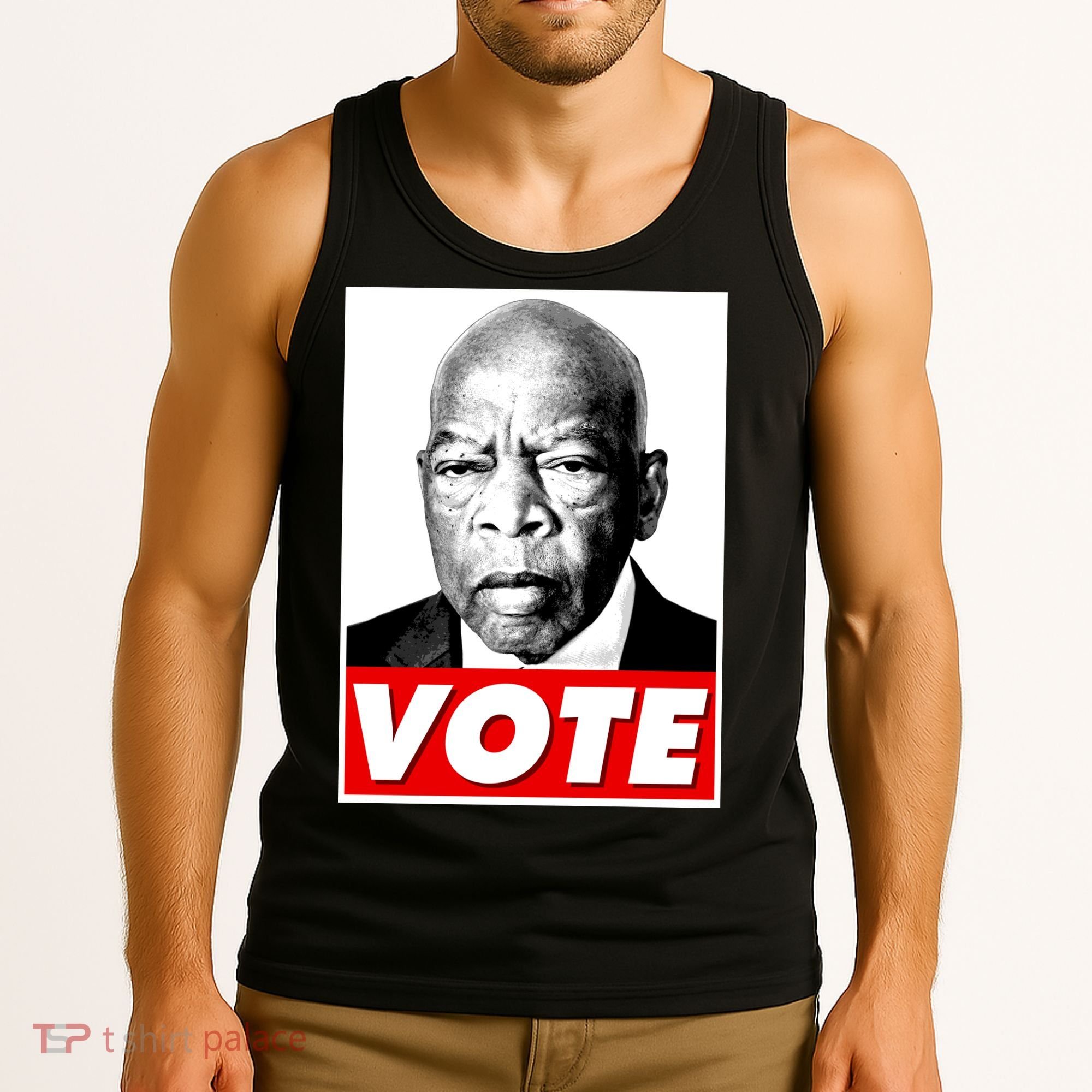 John Lewis Tribute Vote Poster Tank Top