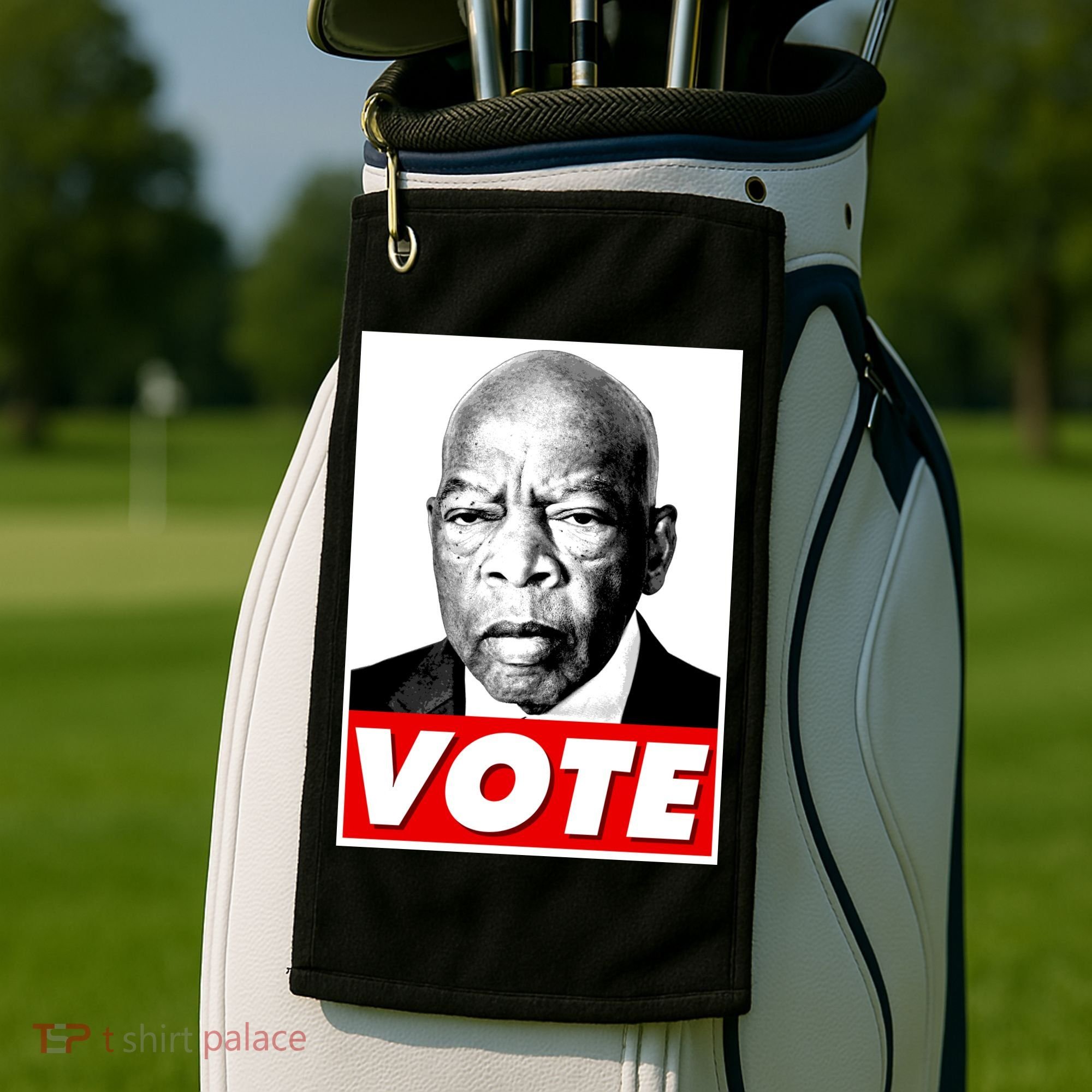 John Lewis Tribute Vote Poster Golf Towel