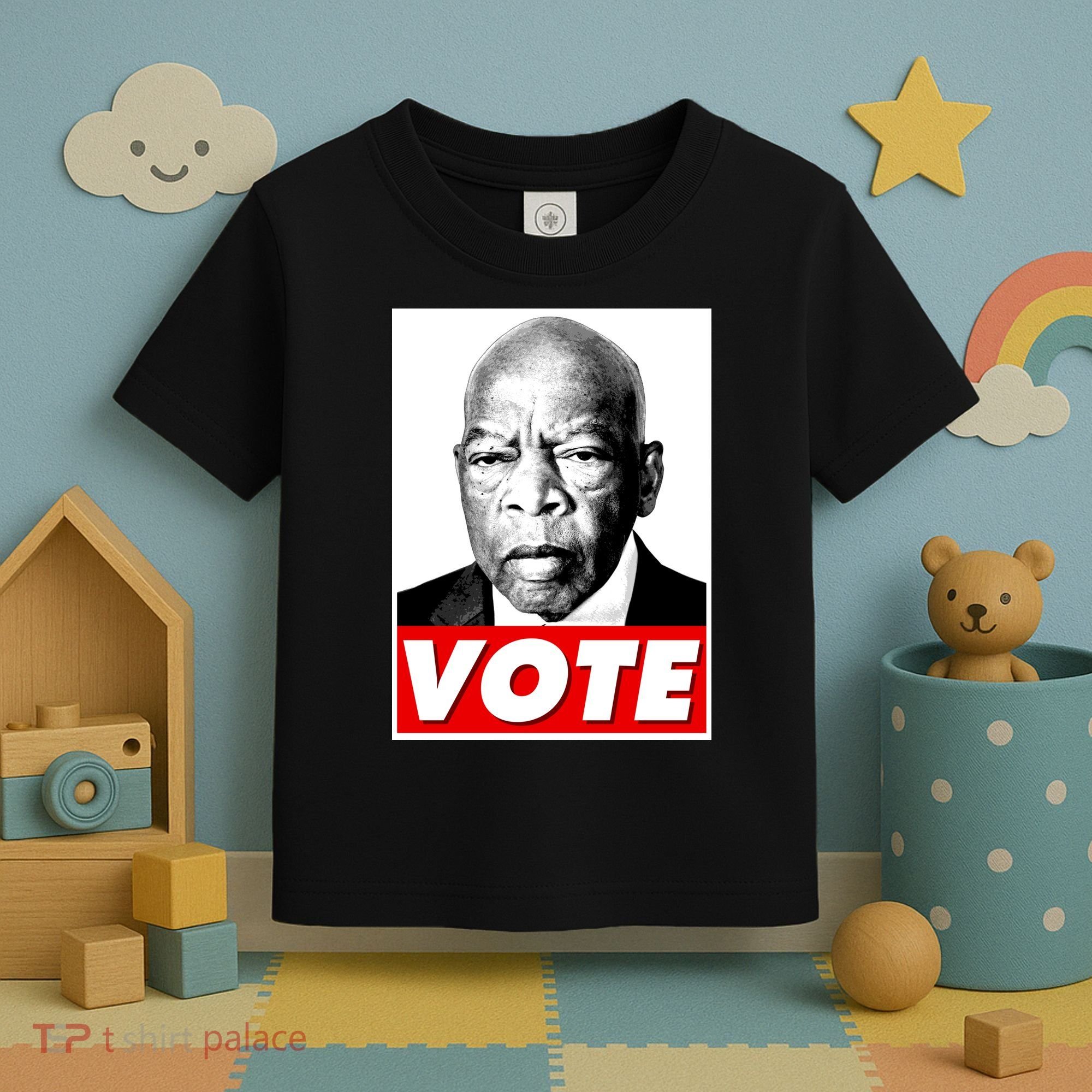 John Lewis Tribute Vote Poster Toddler T-Shirt
