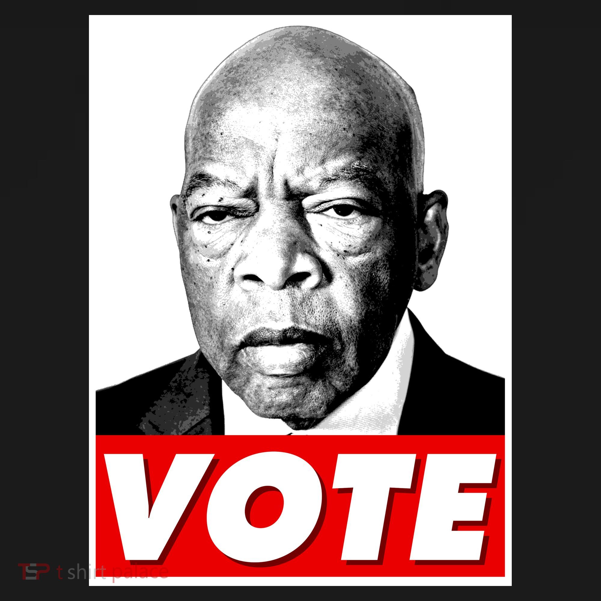 John Lewis Tribute Vote Poster Visor
