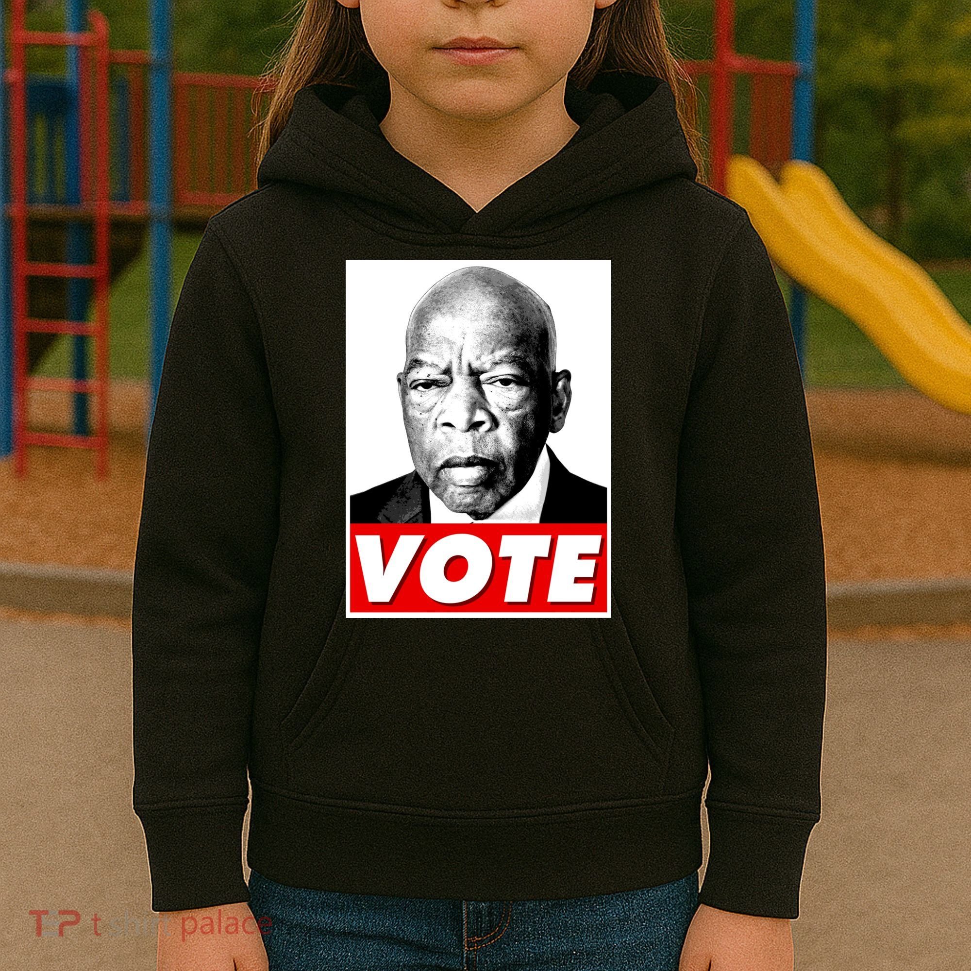 John Lewis Tribute Vote Poster Kids Hoodie