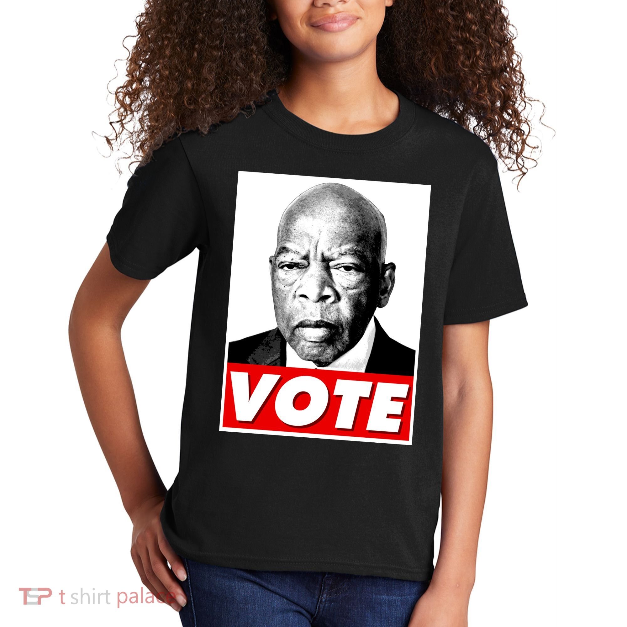 John Lewis Tribute Vote Poster Kids T-Shirt
